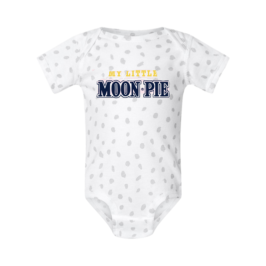 MoonPie Grey Spot Onesie