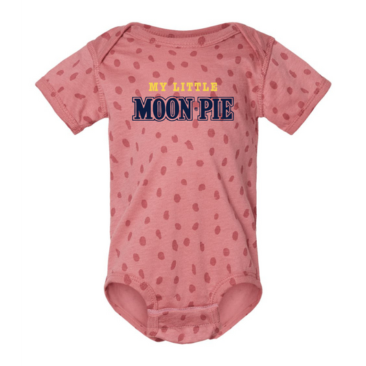 MoonPie Pink Spot Onesie