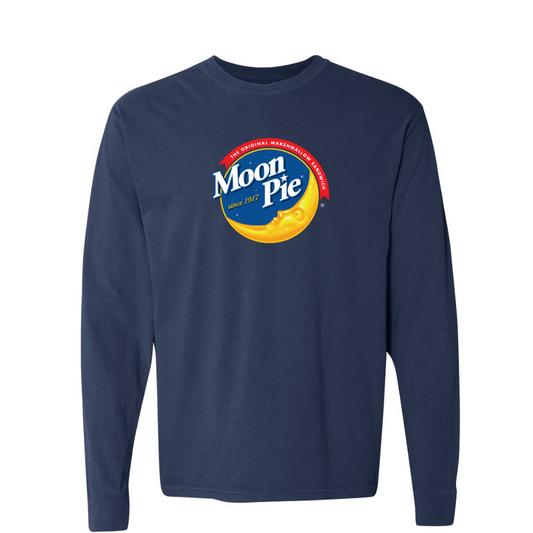 MoonPie logo L/S - Navy